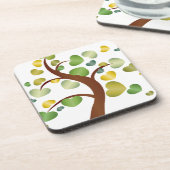 Dessous-de-verre Arbre des coeurs d'automne (Côté gauche)