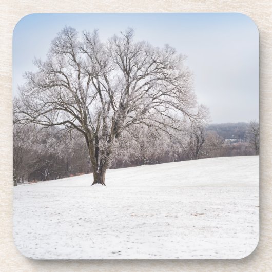Dessous-de-verre Arbre d'hiver (Devant)