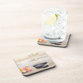 Dessous-de-verre Arbre femmes Silhouette Zen Stones (Côté Droit)