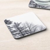 Dessous-de-verre Arbres couverts de neige : Verticaux (Côté gauche)