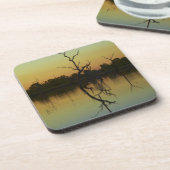 Dessous-de-verre Arbres morts reflétés dans Lily Creek Lagoon, aube (Côté gauche)