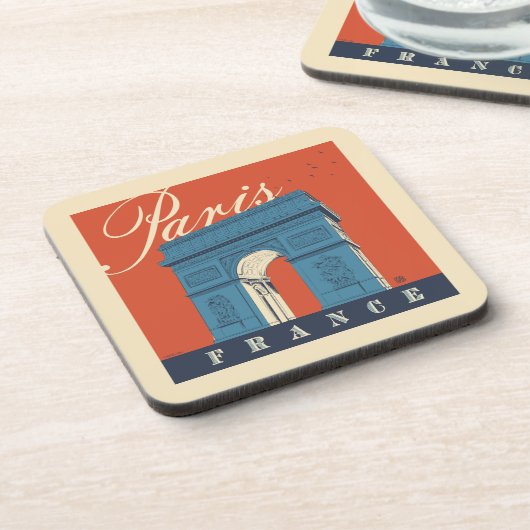 Dessous-de-verre Arc de Triomphe | Paris, France (Côté gauche)