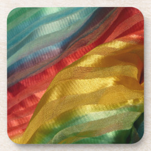 Dessous-de-verre Arc en arc-en-ciel multicouleur