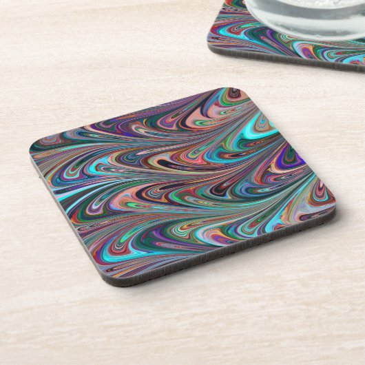 dessous de verre arc-en-ciel (Côté gauche)