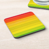 Dessous-de-verre Arc-en-ciel à bandes multiples (Côté gauche)