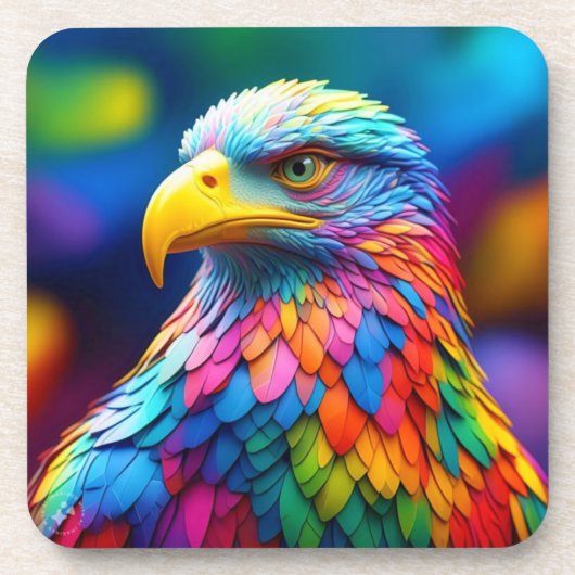 Dessous-de-verre Arc-en-ciel Aigle-654568 (Devant)