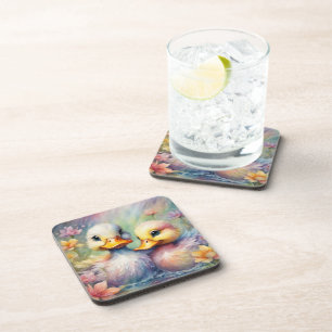 Dessous-de-verre Arc-en-ciel Canard 1