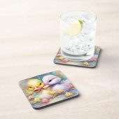 Dessous-de-verre Arc-en-ciel Canard 4 (Côté Droit)