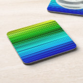 Dessous-de-verre Arc-en-ciel multicolore (Côté gauche)