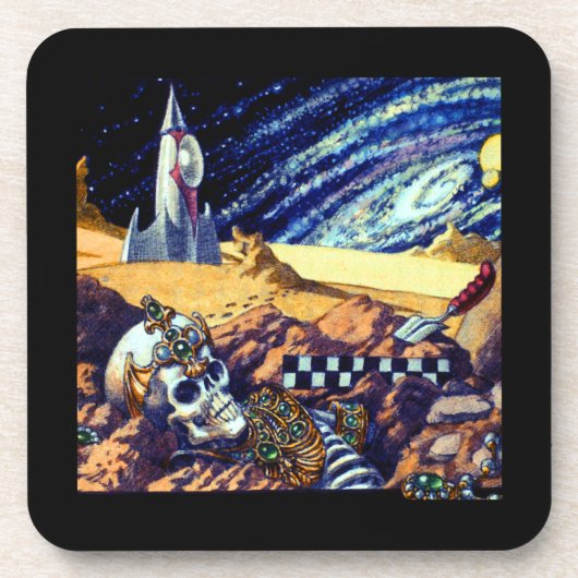Dessous-de-verre Archéologie Alien (Devant)