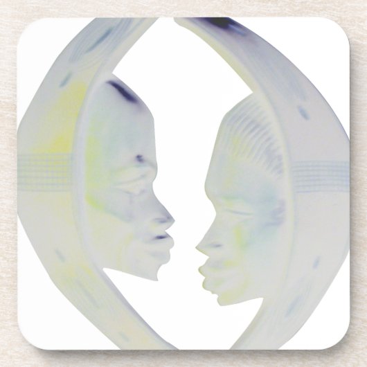 Dessous-de-verre Architecture africaine Hakuna Matata (Devant)