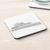 Dessous-de-verre Architecture d'Orcha en Biélorussie (Côté gauche)