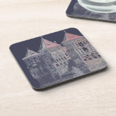 Dessous-de-verre Architecture du château de Mir en Biélorussie (Côté gauche)