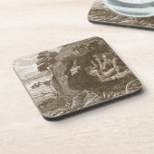 Dessous-de-verre Aristeus oblige proteus pour indiquer ses oracles, (Côté gauche)