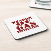 Dessous-de-verre Arme De Destruction Du Gaz (Côté gauche)