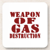 Dessous-de-verre Arme De Destruction Du Gaz (Devant)