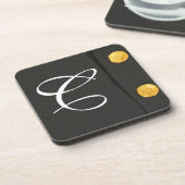 Dessous-de-verre ARMÉE Classe A Robe Uniforme Monogramme Boire Dess (Côté gauche)