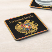 Dessous-de-verre Arménien Dit Beverage Coaster (Côté gauche)