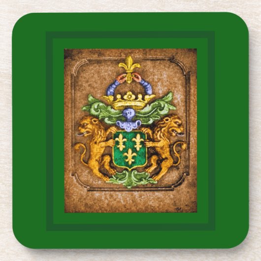 Dessous-de-verre Armoiries de la famille Westerfield (Devant)