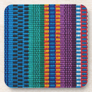 Dessous-de-verre Armure traditionnelle de tissu du Guatemala