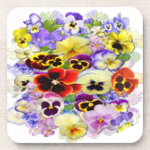 Dessous-de-verre Arrangement de Pansy (Devant)