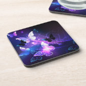 Dessous-de-verre Arrière - plan avec papillons de nuit (Côté gauche)