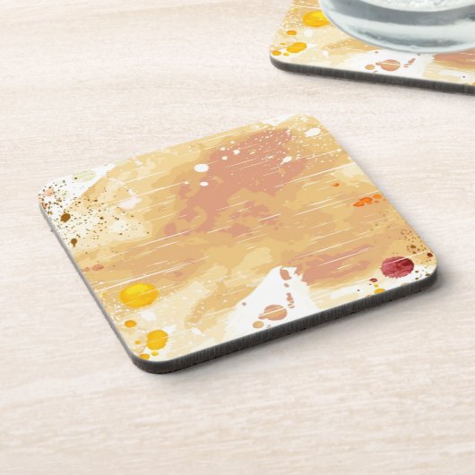 Dessous-de-verre arrière - plan d'aquarelle (Côté gauche)