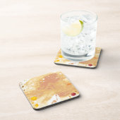 Dessous-de-verre arrière - plan d'aquarelle (Côté Droit)