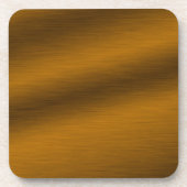 Dessous-de-verre Arrière - plan de bronze brossé (Devant)