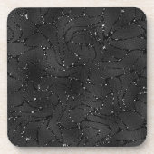 Dessous-de-verre Arrière - plan de monocristolite noir (Devant)