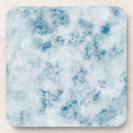Dessous-de-verre Arrière - plan de texture bleu marbre (Devant)