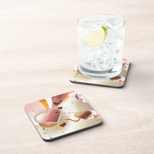 Dessous-de-verre Arrière - plan dénommé de conception (Côté Droit)