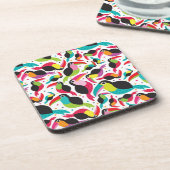 Dessous-de-verre arrière - plan exotique d'oiseau de toucan du (Côté gauche)