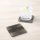 Dessous-de-verre Arrière - plan grunge en métal (Côté Droit)