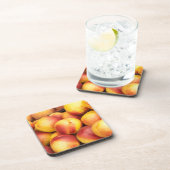 Dessous-de-verre Arrière - plan Nectarines (Côté Droit)