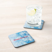 Dessous-de-verre Arrière - plan Snowflake (Côté Droit)