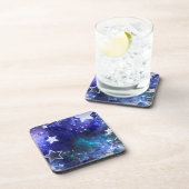 Dessous-de-verre Arrière - plan spatial avec étoiles (Côté Droit)