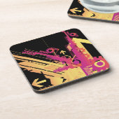 Dessous-de-verre Arrière - plan tramé technique 7 (Côté gauche)