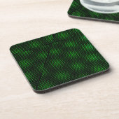 Dessous-de-verre Arrière - plan vert abstrait (Côté gauche)