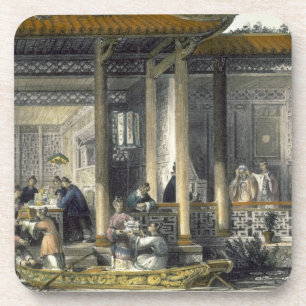 Dessous-de-verre Arrivée des présents de mariage chez le Residen