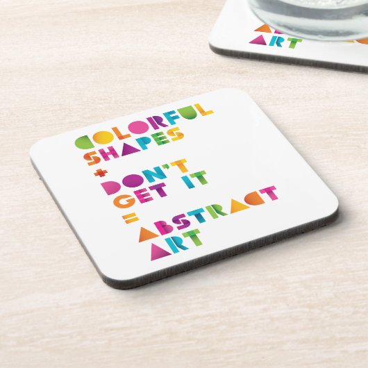 Dessous-de-verre Art abstrait (Côté gauche)