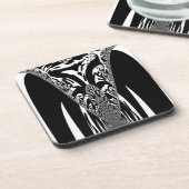 Dessous-de-verre Art Abstrait africain (Côté gauche)