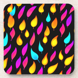 Dessous-de-verre Art Abstrait de flamme
