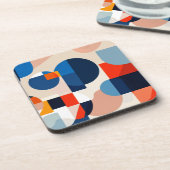 Dessous-de-verre Art Abstrait géométrique du milieu du siècle scand (Côté gauche)