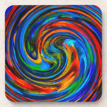 Art Abstrait moderne Swirl #10