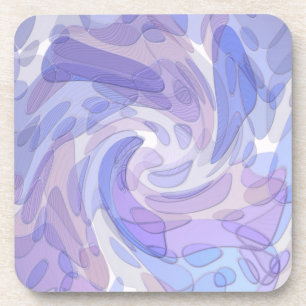 Dessous-de-verre Art abstrait moderne violet