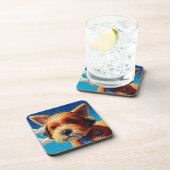 Dessous-de-verre Art chiot (Côté Droit)
