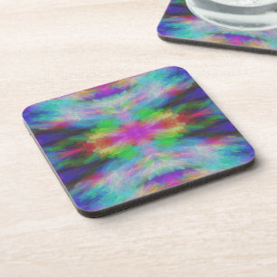 Dessous-de-verre Art coloré de teinture à tarte