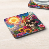 Dessous-de-verre Art crâne (Côté gauche)