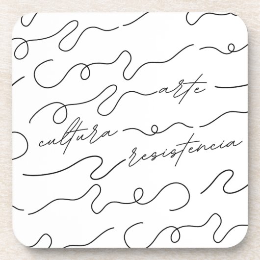 Dessous-de-verre Art, Culture, Resistencia (Devant)